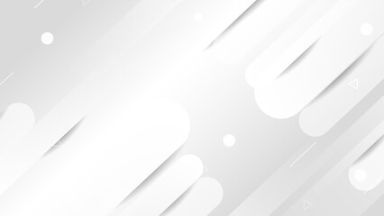 Poster - Abstract white background with grey vector illustration