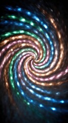 Wall Mural - Abstract swirling lights