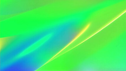 Poster - Abstract Green and Blue Gradient Light Streaks Animation