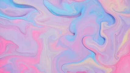 Poster - Dreamy pastel background animation with swirling colors and gentle motion effect
