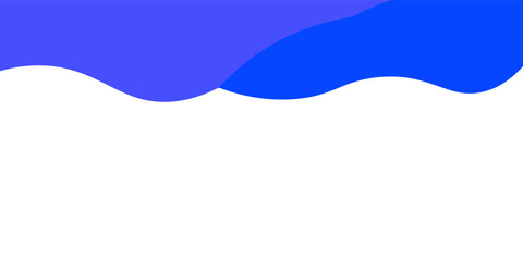 Poster - Separator, header, modern wave divider shape vector illustration