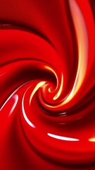 Poster - Abstract Red Swirling Vortex Animation