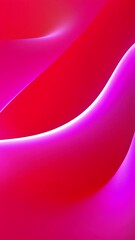 Poster - Abstract Crimson and Magenta Wave Motion Graphics