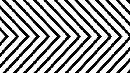 Poster - Dynamic black and white arrow pattern seamless abstract background suitable for modern design and graphic templates