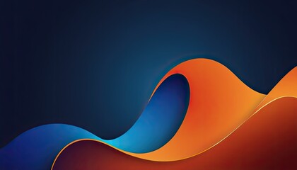 Poster - Abstract background vector with layer shape wave ornament concept
3