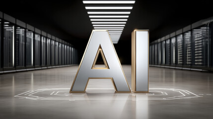 Poster - AI integration in cloud data center with api connection for advanced technology and digital transformation