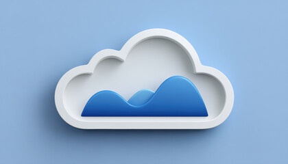 Poster - Cloud integration with ai and api technology creates seamless + efficient data management solutions in modern digital environment