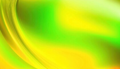 Poster - Dynamic abstract swirl of green and yellow colors digital art vibrant environment high-resolution viewpoint