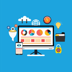 Poster - Big data analysis concept