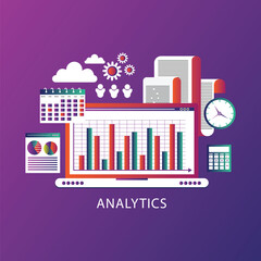 Poster - Statistics and data analysis concept