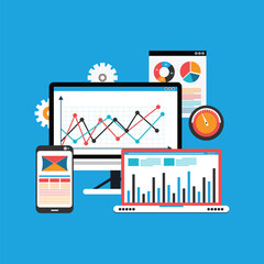 Poster - Statistics and data analysis concept