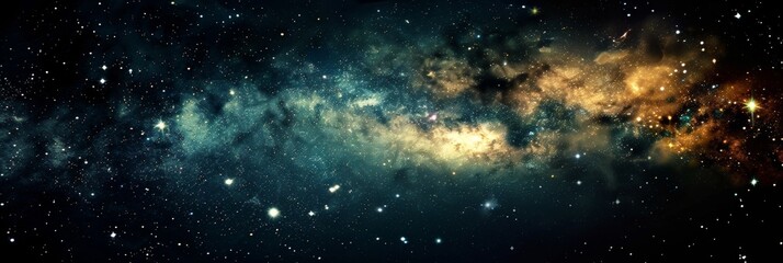 An incredibly dynamic rocket skillfully traverses a vibrant and colorful space teeming with planets and shining stars