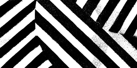 Leinwandbilder - Abstract engraved illustration featuring bold diagonal stripes
