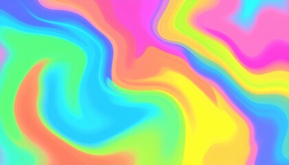 Poster - Vibrant color swirl abstract art digital creation artistic environment dynamic viewpoint contemporary concept