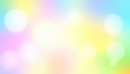 Poster - Colorful bokeh background abstract digital art soft glow vivid hues creative concept
