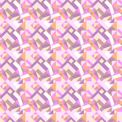 Aufkleber - Abstract colorful diagonal mosaic pattern background design