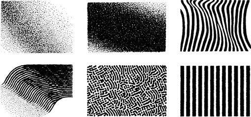 Poster - abstract engraved line patterns for artistic designs and prints