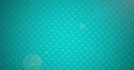 Poster - Image of green dots moving on green background