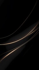 Wall Mural - digital technology dark lines curve illustration poster background