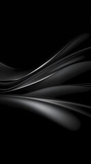 Wall Mural - digital technology dark lines curve illustration poster background