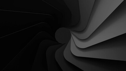 Poster - abstract background made by cards movements with blue lights
