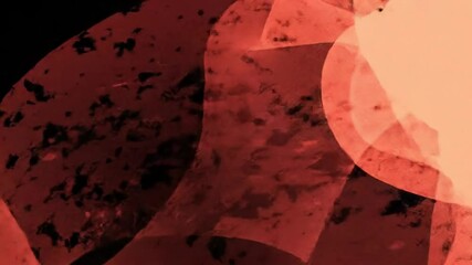 Poster - Abstract red shapes dynamically move across a dark background creating a modern effect