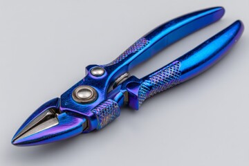Aufkleber - Colorful metallic wire cutters resting on a neutral surface highlighting craftsmanship and design