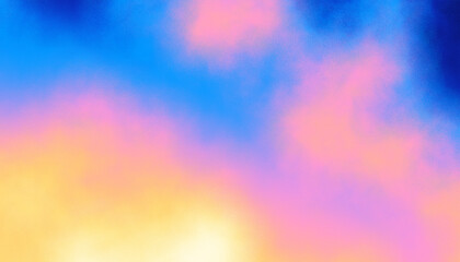 Aufkleber - Abstract blurred grainy gradient background . Colorful digital grain soft noise effect pattern. Lo-fi multicolor vintage retro. VHS Glitch cloudy