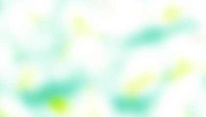 Poster - World environment day concept: green and blue abstract blur spots background with bokeh effect and transparency