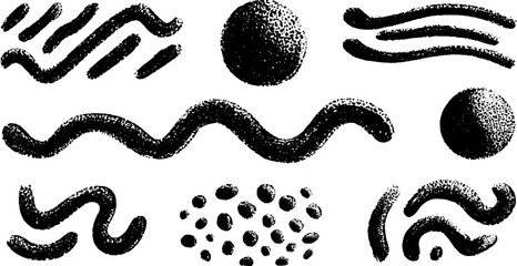Poster - engraved zigzag and wave patterns for creative design and art projects