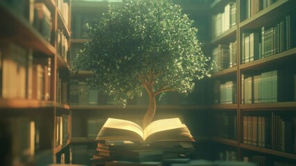 Poster - A book sitting on top of a pile of books, great for educational or literary concepts