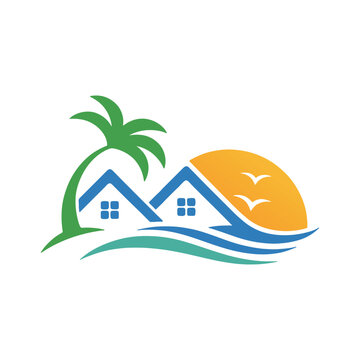 Unique travel logo Modern and minimalist vector and abstract logo