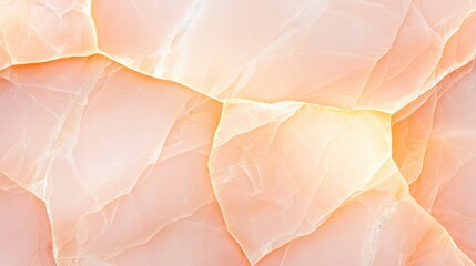 Poster - Close up of a translucent orange and yellow onyx stone