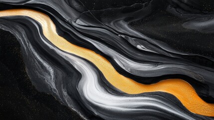 Poster - Flowing organic shapes and curves symbolize the dynamic transformation of the energy landscape through the power of wind energy
