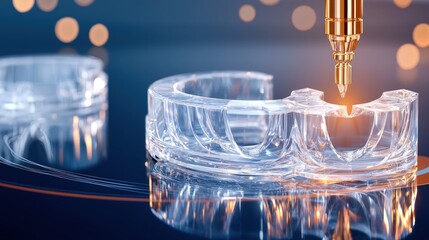 Poster - Precise crafting of a clear custom dental aligner with robot
