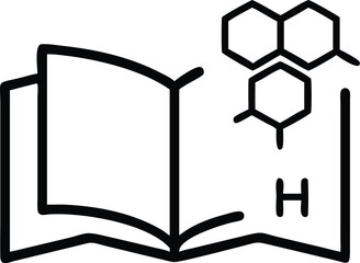 Poster - Chemistry textbook illustration for science education and molecular structure learning resource
