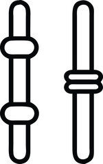 Poster - Adjustments sliders settings control panel icon vector illustration graphic design element