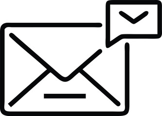 Poster - Email marketing icon vector illustration for newsletter subscription and contact us design 92
