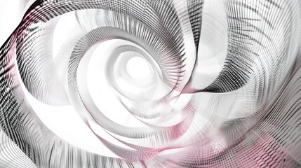 Wall Mural - Abstract swirling design with intricate lines.