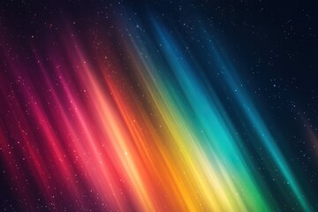 Poster - Colorful graphic layout design with vibrant hues and starry background for advertising purpose