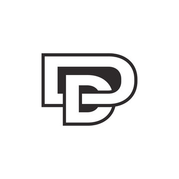 Initial D letter logo design. Letter D logo.