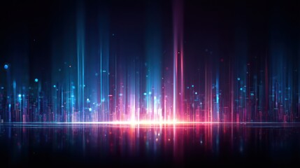 Poster - Futuristic cityscape digital art