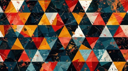 Poster - Trippy kaleidoscope pattern with geometric shapes stock photo --ar 16:9 --raw --v 6 Job ID: 5ec3ee85-7b60-486f-9c8e-383b82903c35