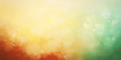 Poster - Soft and Calming Watercolor Background in Light Pastel Yellow with Subtle Texture and Bokeh Effects