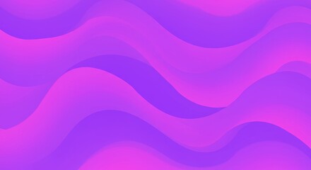 Poster - Abstract Purple Wave Background - pattern of flowing purple waves, ideal for website banners, presentations, or designs