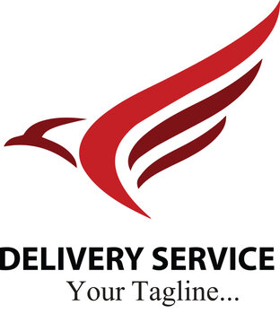 Fast Delivery Service Logo and Icon Vector File