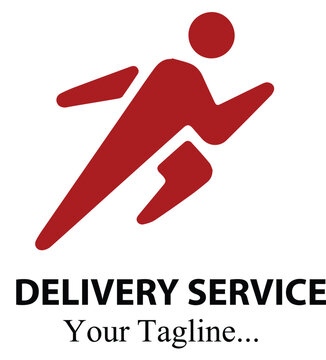 Fast Delivery Service Logo and Icon Vector File