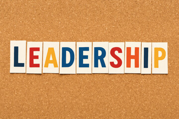 Poster - Leadership represents the ability to inspire and guide a team toward achieving shared goals and sustained success in business environments