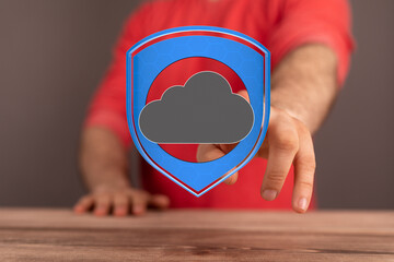 Poster - Safeguarding your cloud data with robust security measures.