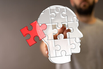 Poster - Unlocking potential, problem-solving, and cognitive growth.  A visual metaphor for mental clarity and innovative thinking.
